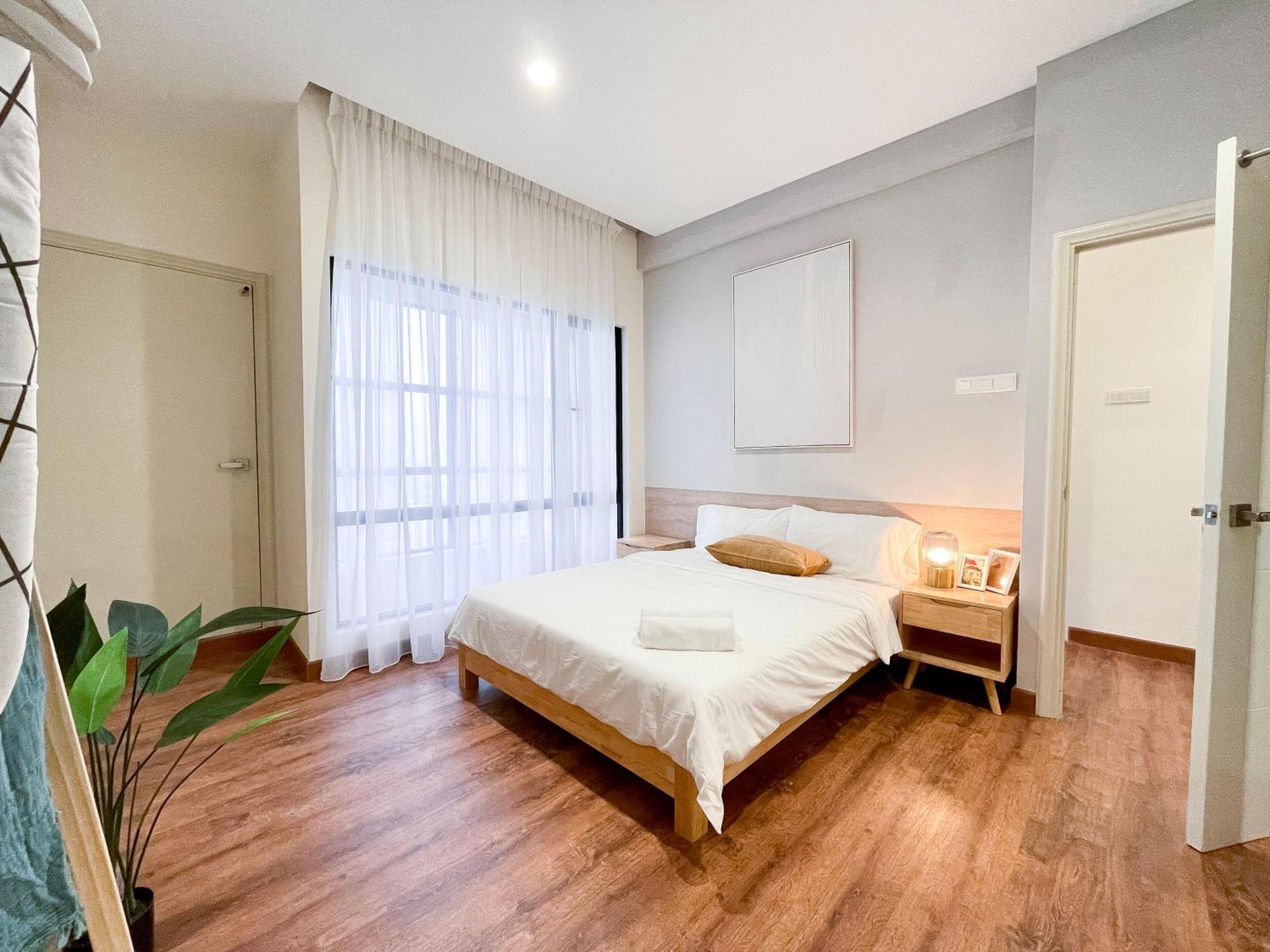 الشقق الفندقية كوالالمبورفي  Arte Mont Kiara المظهر الخارجي الصورة A bedroom in a condominium