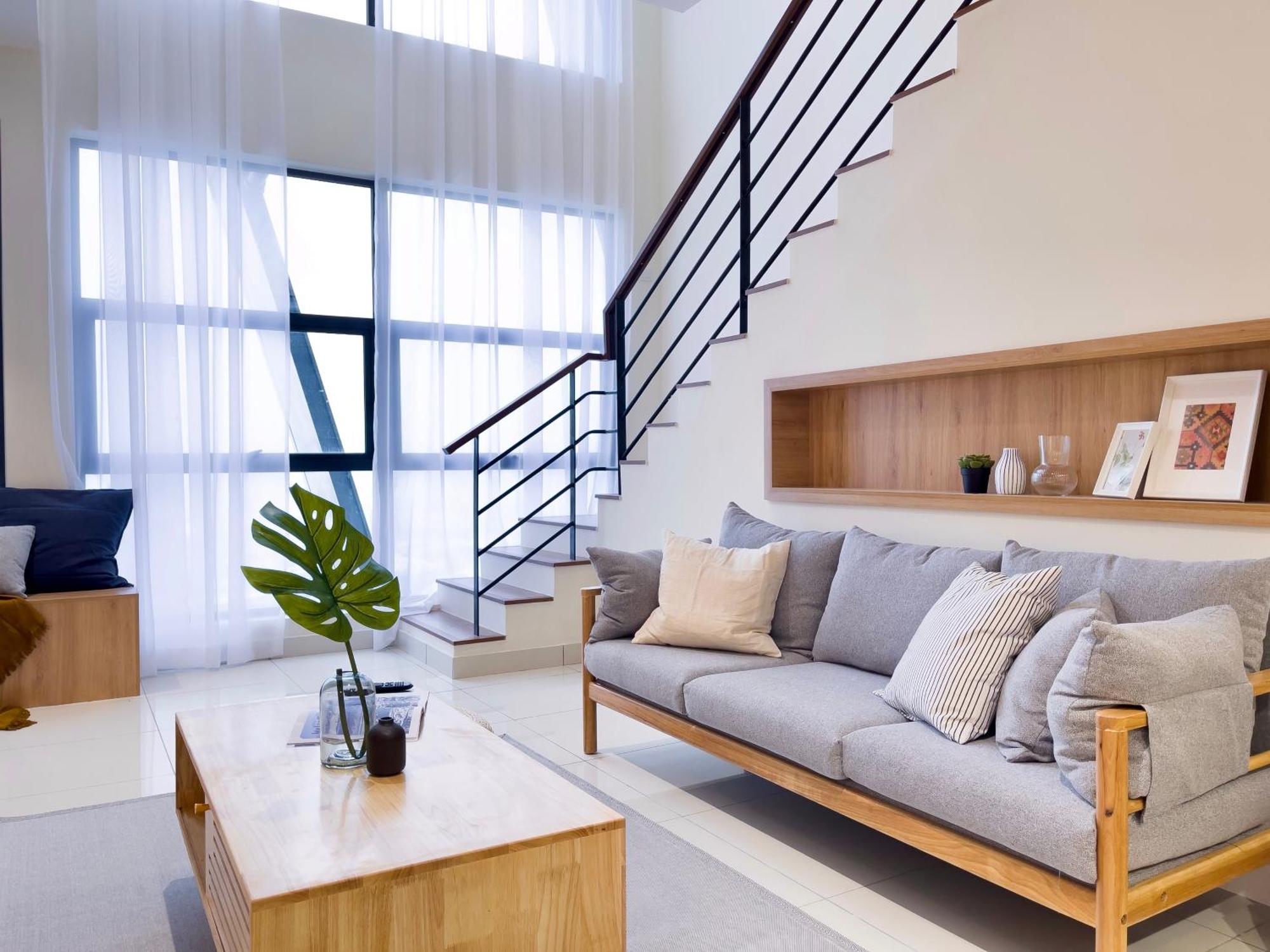 الشقق الفندقية كوالالمبورفي  Arte Mont Kiara المظهر الخارجي الصورة A living room in a house
